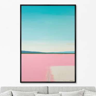 Репродукция картины Landscape collection, Lines of Blue, No 1, 2024г.