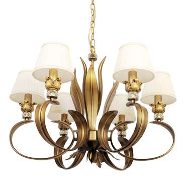 Подвесная люстра Jasmin SD820 (ткань, цвет кремовый)