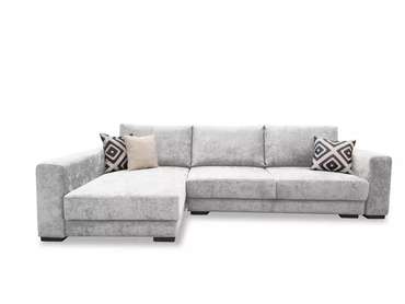Угловой диван-кровать Мадрид серого цвета 