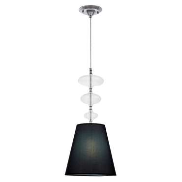 Подвесной светильник Veneziana LDP 1113 BK (ткань, цвет черный)