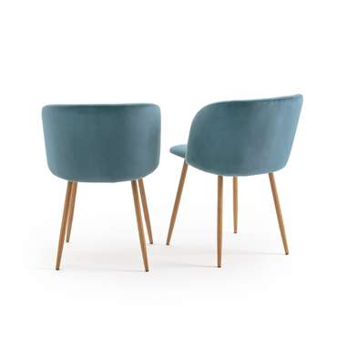 Комплект из двух стульев Lavergne синего цвета