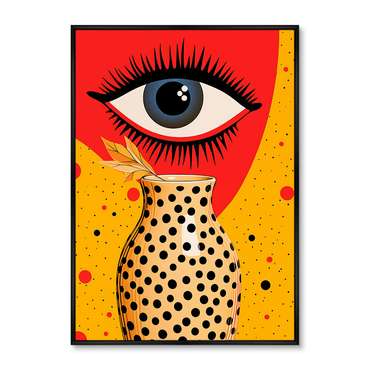 Репродукция картины Vase and Eyes, No 2, 2024г.