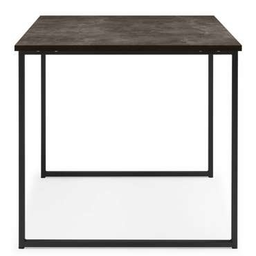 Обеденный стол Лиман 117 серо-черного цвета