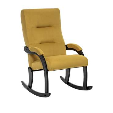 Кресло-качалка Дэми желтого цвета