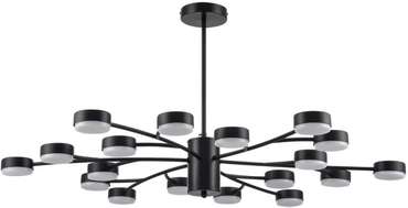 Потолочная люстра на штанге Lumion Torina 8117/18 черный, металл LED GX53 18*7W 220V