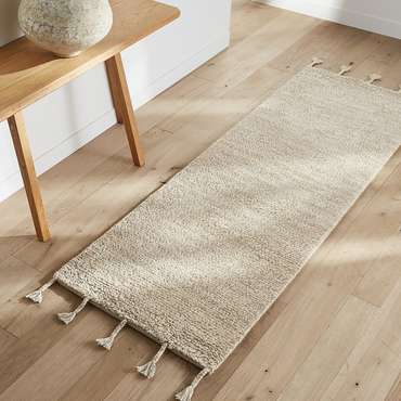 Ковер для коридора в берберском стиле Neroli 80x250 бежевого цвета