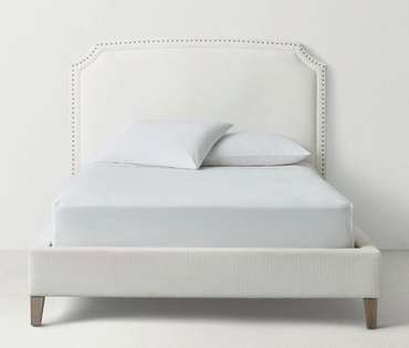 Кровать Antonina 200х200 белого цвета