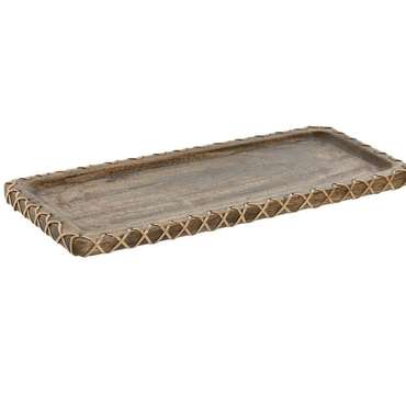 Блюдо Натуральный Древесина манго Колониальный 33 x 13 x 1,25