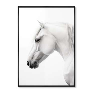 Репродукция картины на холсте Grace of the horses, No 2, 2024г.