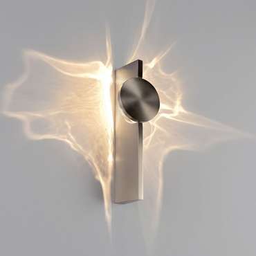 Настенный светильник Flame 10452W Nickel (металл, цвет никель)