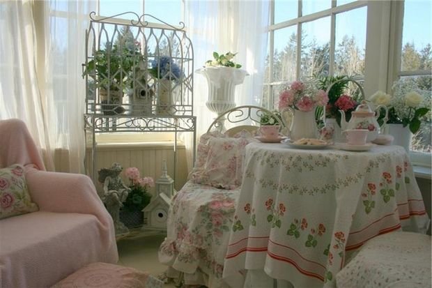 Фотография: Кухня и столовая в стиле Прованс и Кантри, Гостиная, Советы – фото на INMYROOM