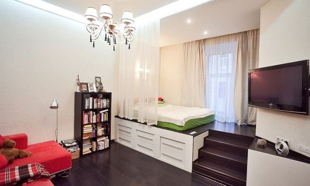 Фотография: Спальня в стиле , Квартира, Дом, Планировки, Перепланировка – фото на INMYROOM