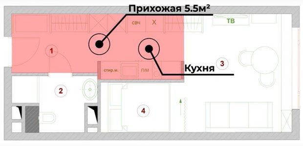 Фотография:  в стиле , Малогабаритная квартира, Квартира, Студия, Проект дня, до 40 метров, эклектика с элементами классики и современного – фото на INMYROOM