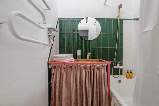 Фотография: Ванная в стиле Прованс и Кантри, Эклектика, Винтажный, Ремонт на практике – фото на INMYROOM