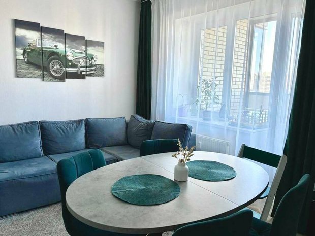 Светлая евротрехкомнатная квартира 60 м² для молодой семьи с ребенком — INMYROOM