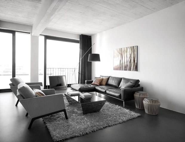Фотография: Гостиная в стиле Лофт, Современный, Декор интерьера, Дом, BoConcept, Мебель и свет, Индустрия, События, Тема месяца – фото на INMYROOM