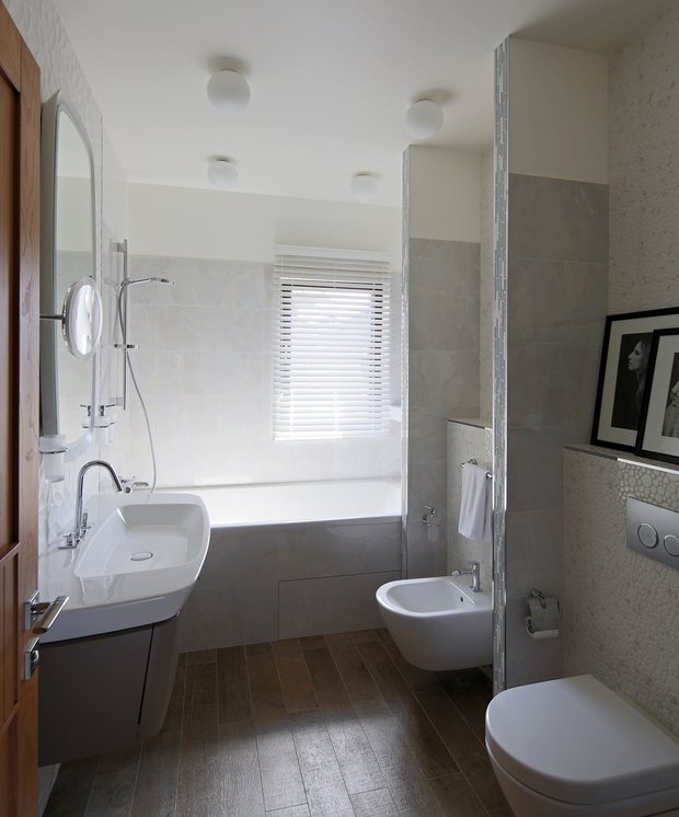 Фотография: Ванная в стиле Скандинавский, Эклектика, Дом, Проект недели, Подмосковье – фото на INMYROOM