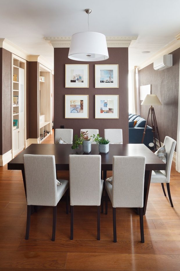 Фотография: Кухня и столовая в стиле Современный, Квартира, Artemide, BoConcept, Calligaris, Цвет в интерьере, Дома и квартиры, Санкт-Петербург – фото на INMYROOM