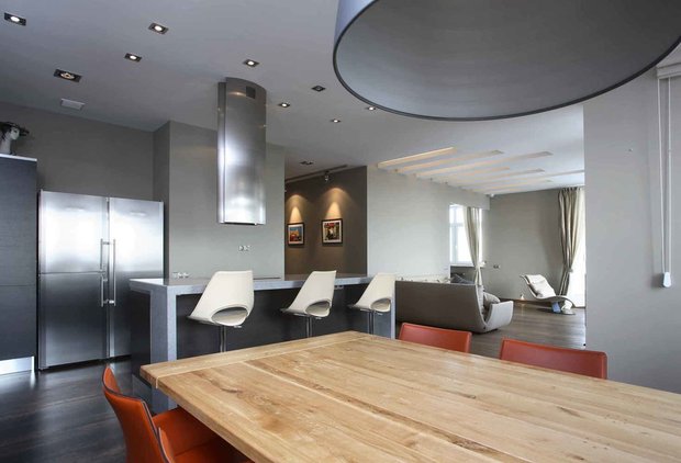 Фотография: Кухня и столовая в стиле Современный, Минимализм, Гостиная, Советы – фото на INMYROOM