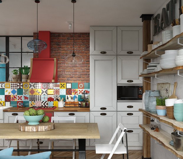 Фотография: Кухня и столовая в стиле Лофт, Декор и DIY, Советы, Boho Studio, Галина Арабская, Юлия Чернова, Марина Сирко, Наталья Краснобородько, Fateeva Design, Катерина Шихова – фото на INMYROOM