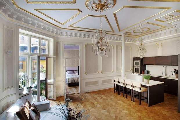 Фотография:  в стиле , Кухня и столовая, Гостиная, Советы – фото на INMYROOM