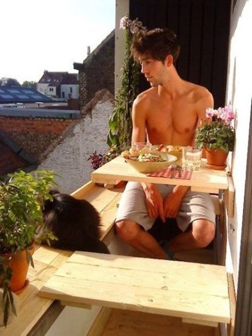 Фотография: Прочее в стиле , Балкон, Интерьер комнат, специальная тема: балконы – фото на INMYROOM