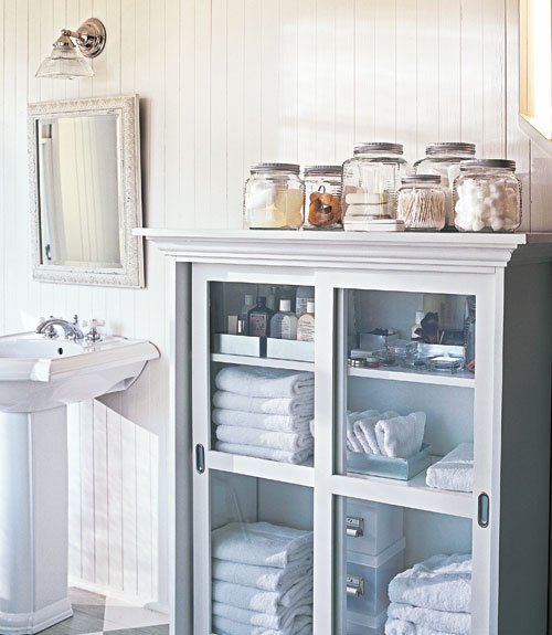 Фотография: Ванная в стиле Прованс и Кантри, Стиль жизни, Советы, Системы хранения – фото на INMYROOM