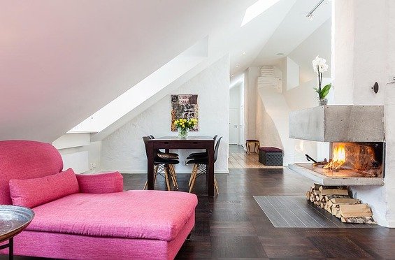 Фотография: Гостиная в стиле Прованс и Кантри, Декор и DIY, Квартира, Дома и квартиры, Пентхаус, Стокгольм, Мансарда – фото на INMYROOM
