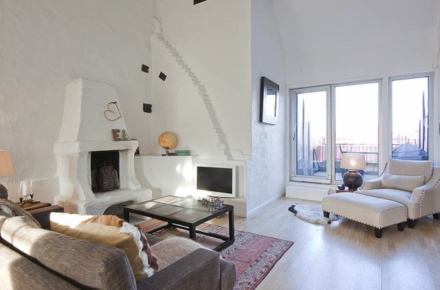 Фотография: Гостиная в стиле Скандинавский, Квартира, Дома и квартиры, Минимализм – фото на INMYROOM