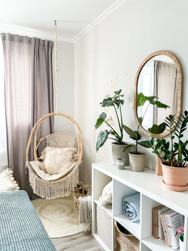 Фотография:  в стиле , Спальня, Скандинавский, Ремонт на практике, Гид – фото на INMYROOM