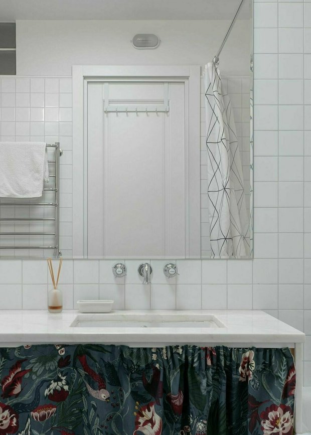 Как ретро-санузель был спроектирован в сталин 50 м²-inmyroom