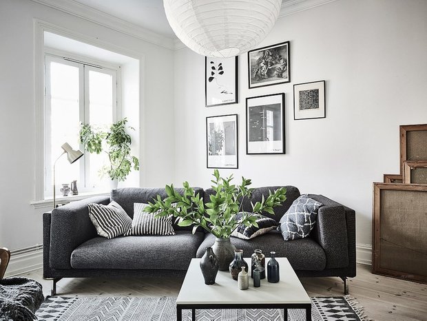 Фотография: Гостиная в стиле Скандинавский, Квартира, Советы – фото на INMYROOM