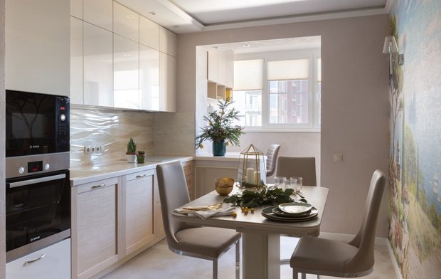 Фотография: Кухня и столовая в стиле Современный, Гид, Ольга Шаповалова, Мила Колпакова, Бюро «Общая Площадь», Анна Елина – фото на INMYROOM