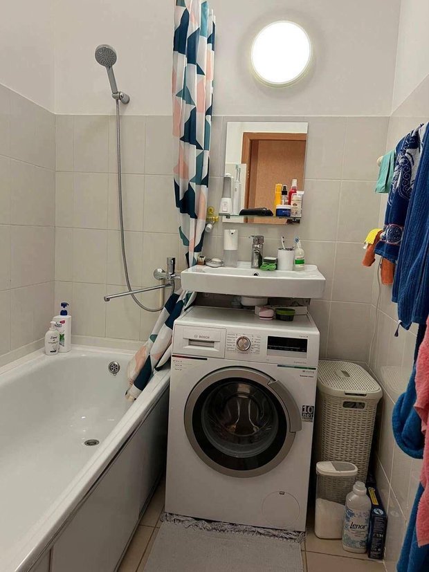 Фотография: в стиле , Малогабаритная квартира, Квартира, Панельный дом, 2 комнаты, 40-60 метров – фото на INMYROOM