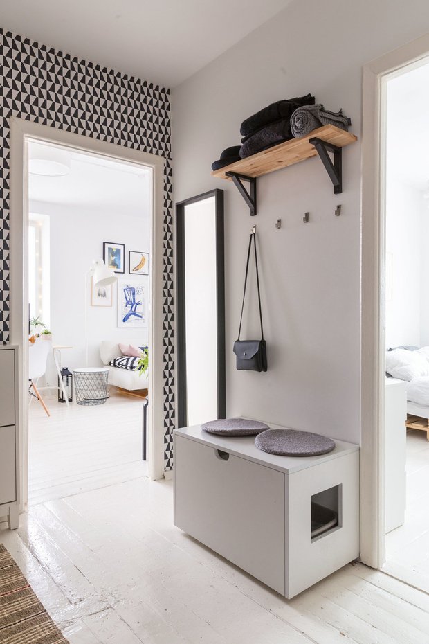 Фотография: Прихожая в стиле Скандинавский, Советы, уборка, чистота, лайфхаки, животные дома, если в доме есть животные – фото на INMYROOM