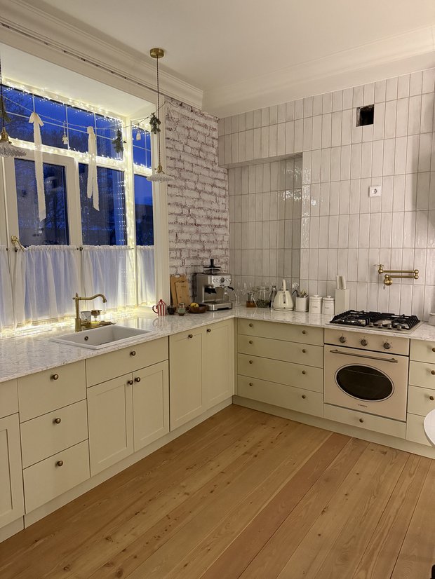 Фотография:  в стиле , Квартира, Ремонт на практике, Сталинка, 3 комнаты, 60-90 метров, Тамбов, фото интерьера, дизайн интерьера фото, винтаж/ретро – фото на INMYROOM