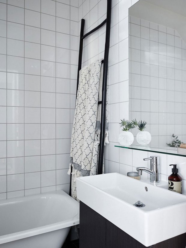 Фотография: Ванная в стиле Скандинавский, Декор интерьера, Квартира – фото на INMYROOM