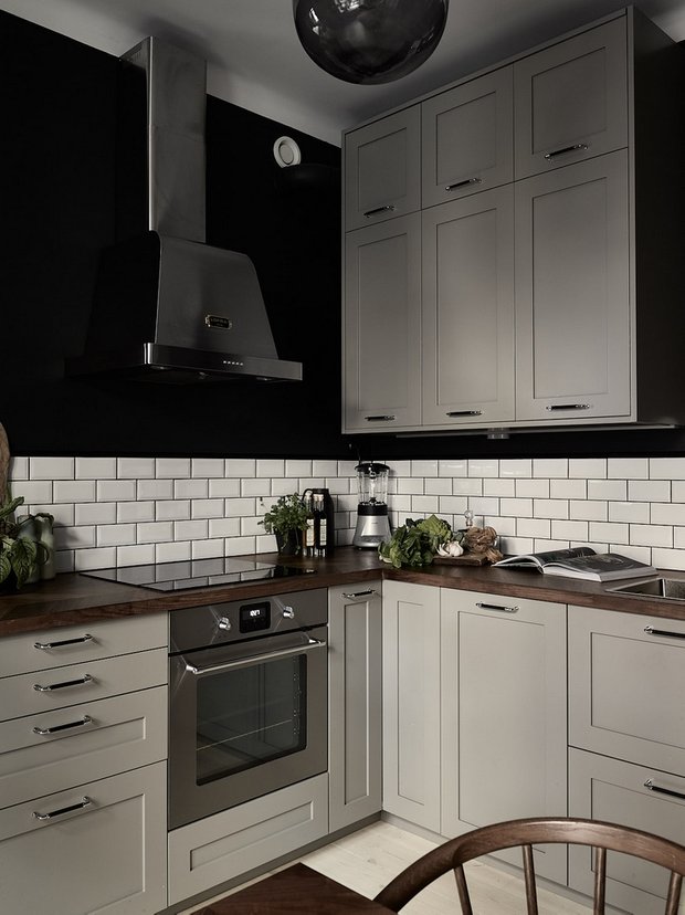 Фотография: Кухня и столовая в стиле Скандинавский, Декор интерьера, Квартира, Швеция, 2 комнаты, 40-60 метров – фото на INMYROOM