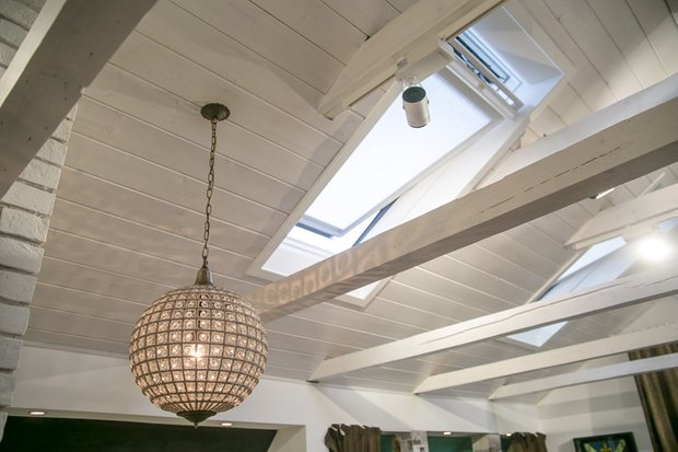 Фотография: Мебель и свет в стиле Прованс и Кантри, Скандинавский, Современный, Интерьер комнат, Дача, Дачный ответ, Мансарда – фото на INMYROOM