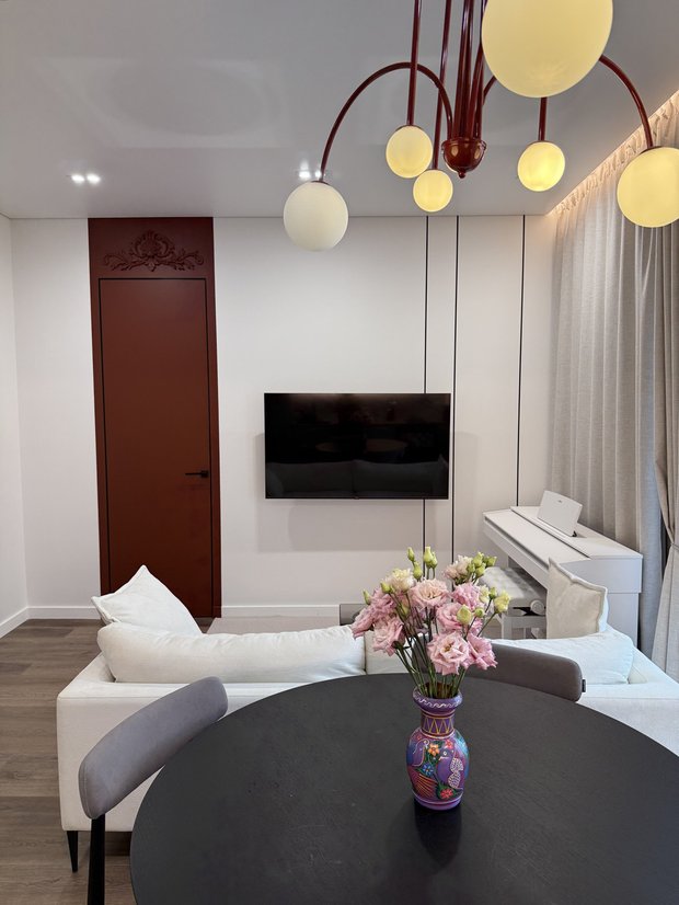 Фотография:  в стиле , Современный, Малогабаритная квартира, Квартира, Проект дня, Москва, 1 комната, 40-60 метров, Виктория Богданова, Галина Карелинова – фото на INMYROOM