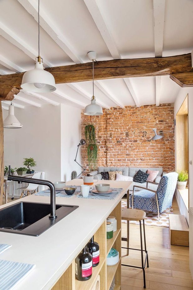 Фотография: Гостиная в стиле Лофт, Эклектика, Декор интерьера, Испания, Винтаж, как оформить интерьер в стиле лофт, mid-century modern – фото на INMYROOM