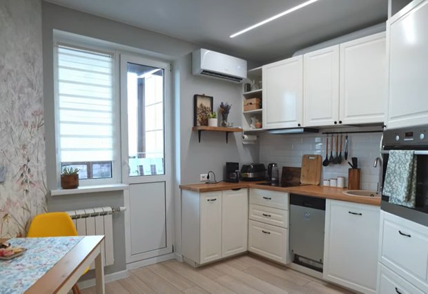 Фотография:  в стиле , Ремонт на практике, ремонт своими руками, 40-60 метров, ремонт своими силами – фото на INMYROOM