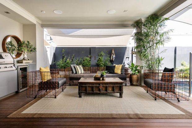 Фотография: Гостиная в стиле Современный, Дом, Австралия, Дома и квартиры – фото на INMYROOM