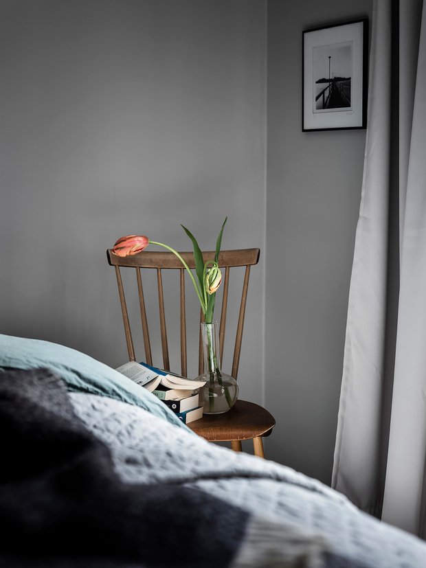 Фотография: Декор в стиле Скандинавский, Декор интерьера, Квартира, Планировки, Белый, Синий, Серый, Эко, 2 комнаты – фото на INMYROOM