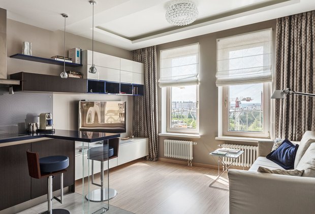 Фотография: Гостиная в стиле Современный, Гид – фото на INMYROOM