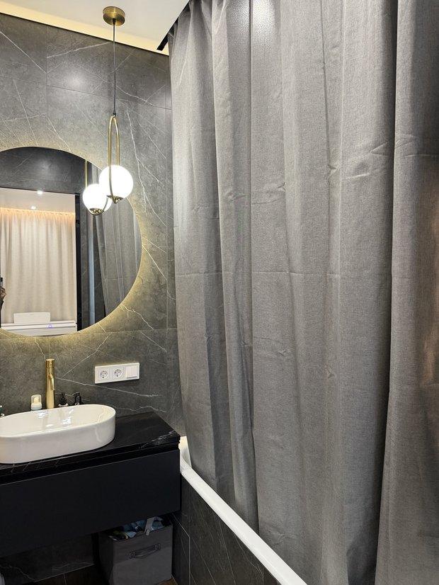 Фотография:  в стиле , Современный, Малогабаритная квартира, Квартира, Проект дня, Москва, 1 комната, 40-60 метров, Виктория Богданова, Галина Карелинова – фото на INMYROOM