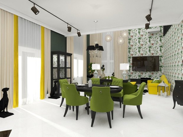 Фотография: Гостиная в стиле Современный, Кухня и столовая, Советы – фото на INMYROOM