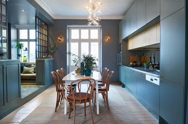 Фотография: Кухня и столовая в стиле Современный, Скандинавский, Декор интерьера, Квартира, Швеция, Зеленый, Стокгольм, Серый, Фуксия, ИКЕА – фото на INMYROOM