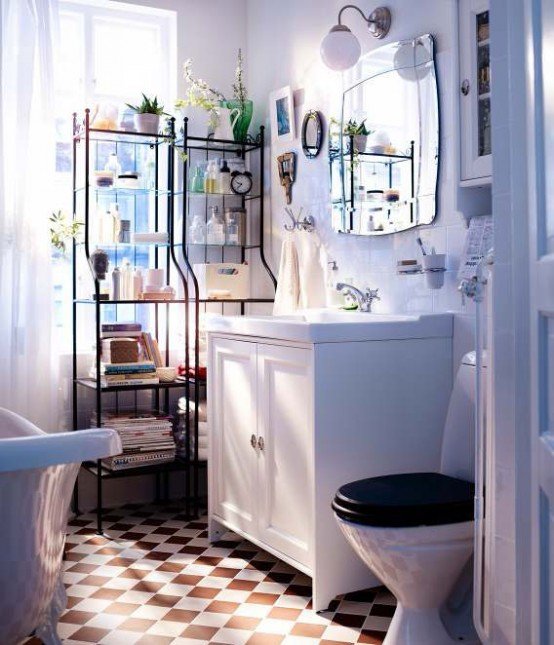 Фотография: Ванная в стиле , Интерьер комнат, Советы, IKEA, Зеркала – фото на INMYROOM