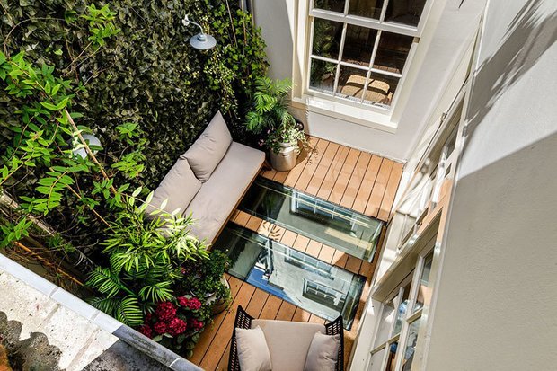 Фотография: Терраса в стиле Эко, Лофт, Современный, Декор интерьера, Архитектура, Планировки, Белый, Бежевый, Более 90 метров – фото на INMYROOM